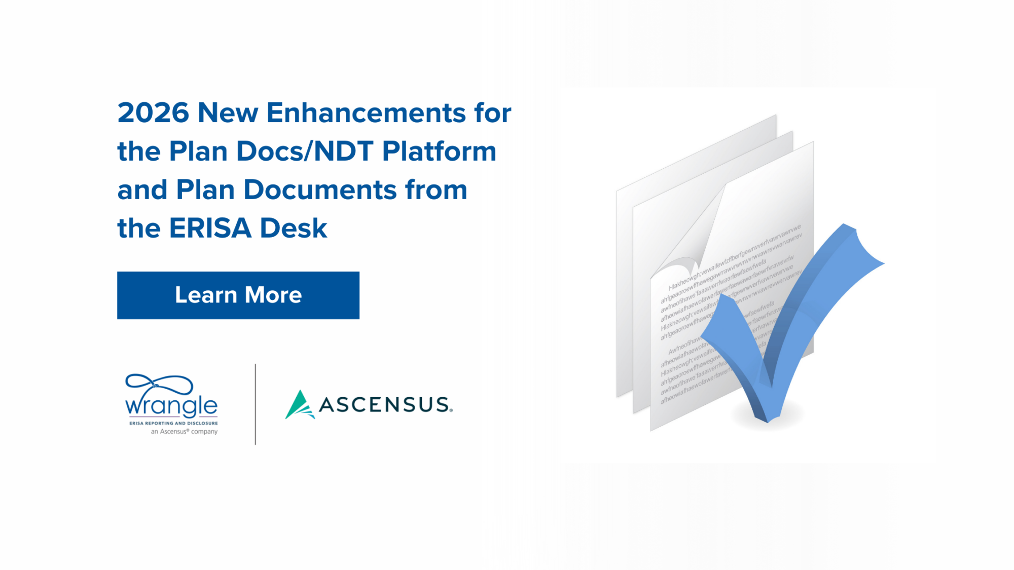 2026 New Enhancements for the Plan Docs/NDT Platform and Plan Documents from the ERISA Desk
